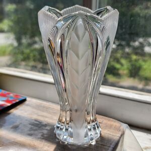 Novelette Precious Lead Crystal Vase With Over 24% PbO Beyer Made In W. Germany
